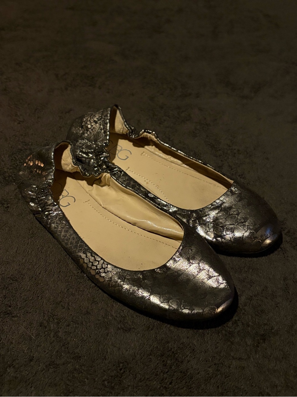 BCBG Reptile Loafers - Picture 1 of 5